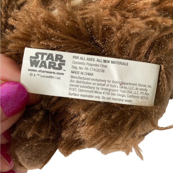 Kohl’s Cares Disney Star Wars Chewbacca Chewie 6" Stuffed Animal Plush 2017 - Picture 9 of 9